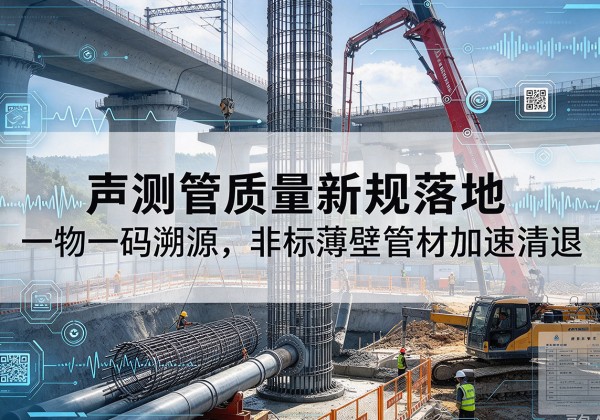 德安声测管质量新规落地，一物一码溯源，非标薄壁管材加速清退